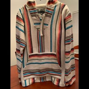 Senor Lopez Chimi Red & Tan Baja Hoodie